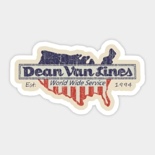 Dean Van Lines 1944 Sticker